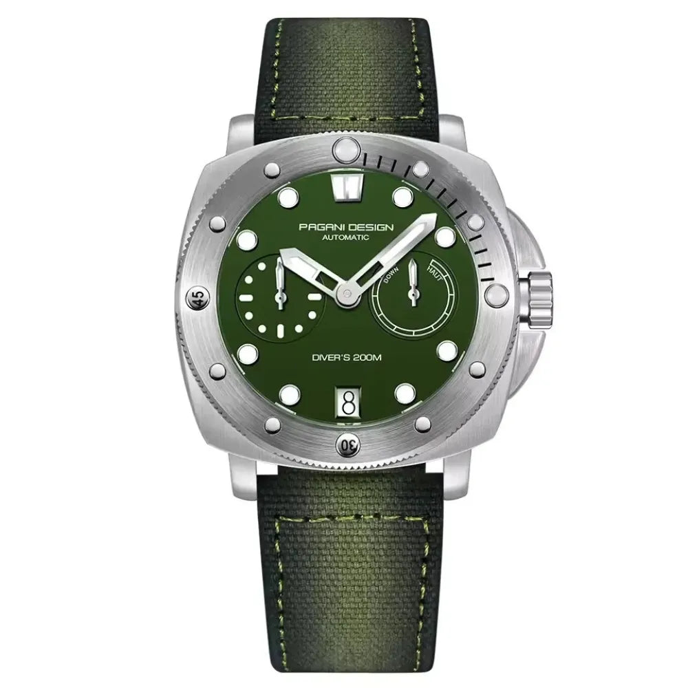 reloj-pagani-design-verde-militar-correa-tela-resistente