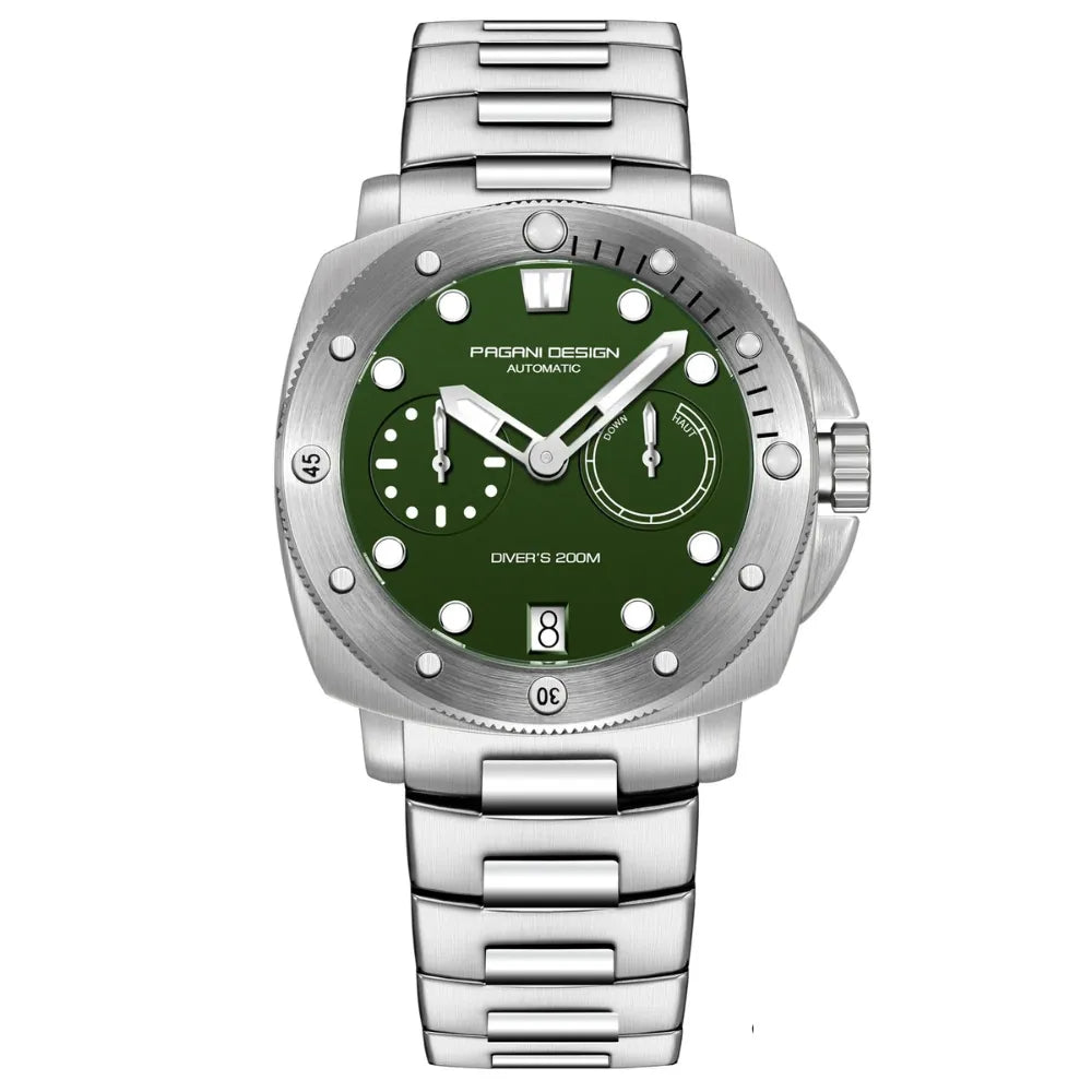 reloj-pagani-design-verde-oliva-correa-metal-acero