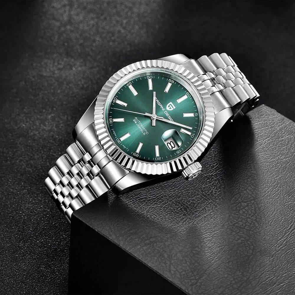 reloj-pagani-design-datejust-verde-acero-pulido-mexico