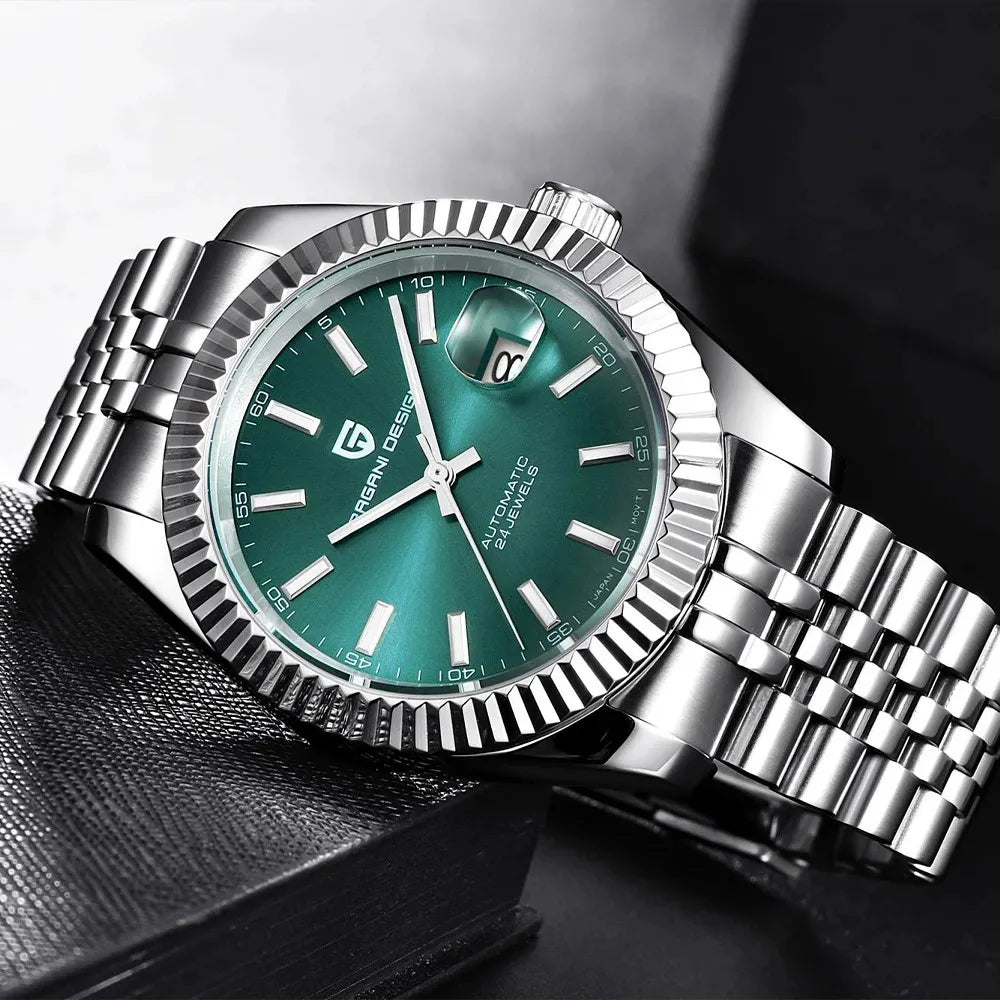reloj-pagani-design-datejust-verde-caja-presentacion-regalo