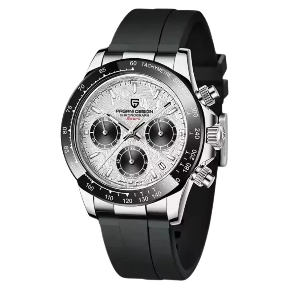 reloj-pagani-design-daytona-panda-correa-negra-resistente-agua