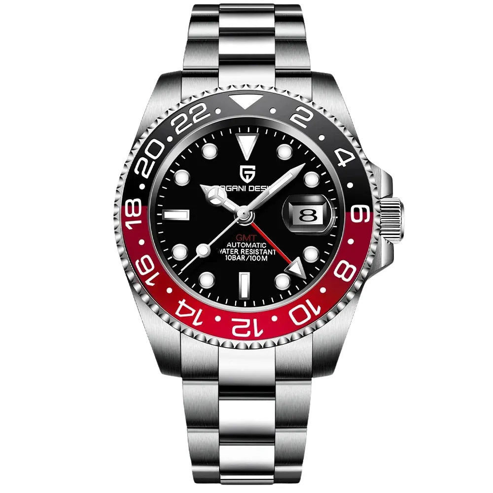reloj-pagani-design-gmt-master-ii-bisel-rojo-negro-brazalete-plano