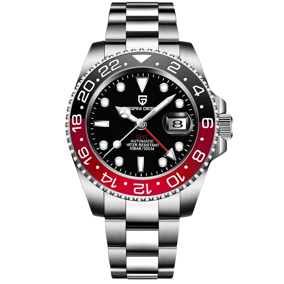 reloj-pagani-design-gmt-master-ii-bisel-rojo-negro-brazalete-plano