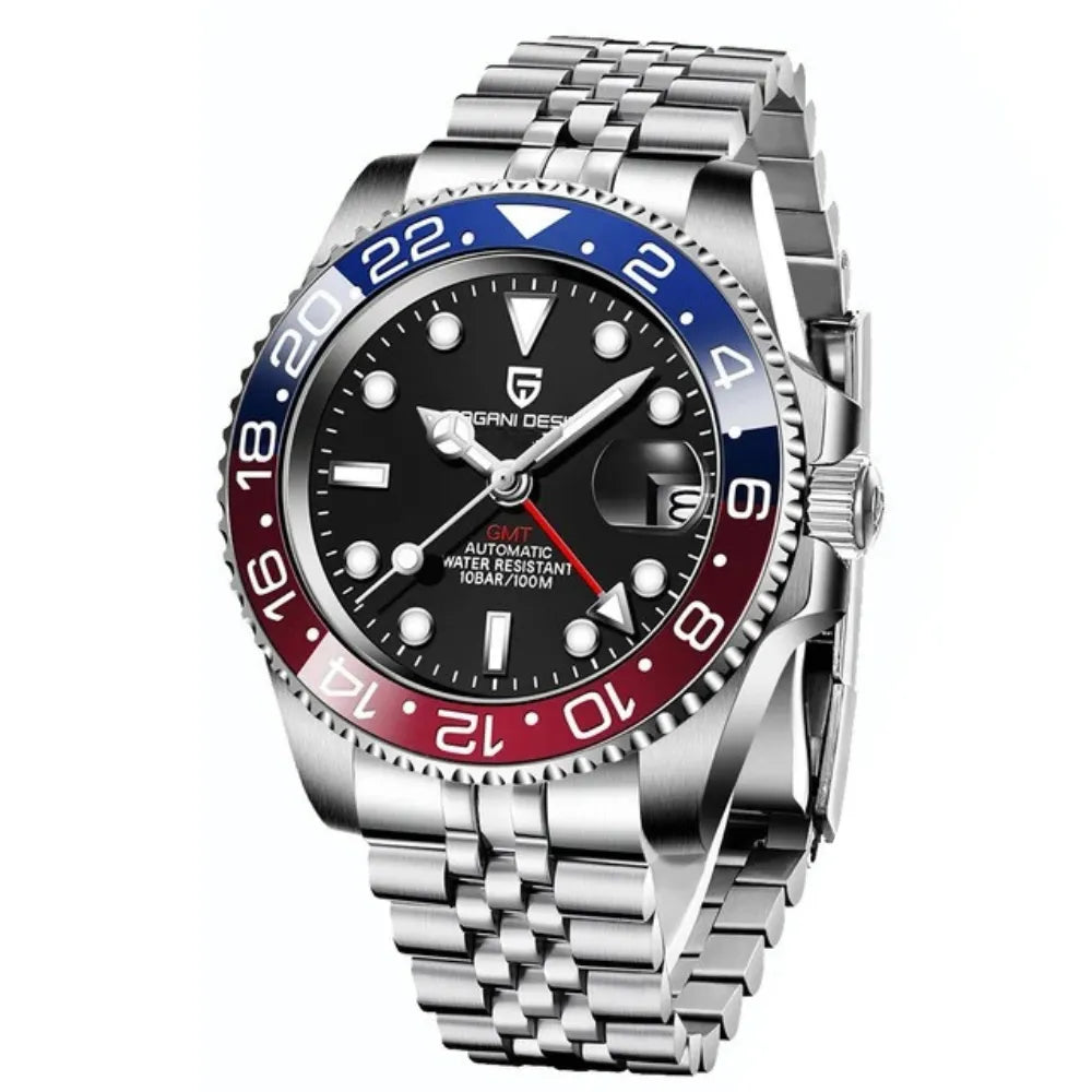 reloj-pagani-design-gmt-master-pepsi-jubilee-angulo-brillo