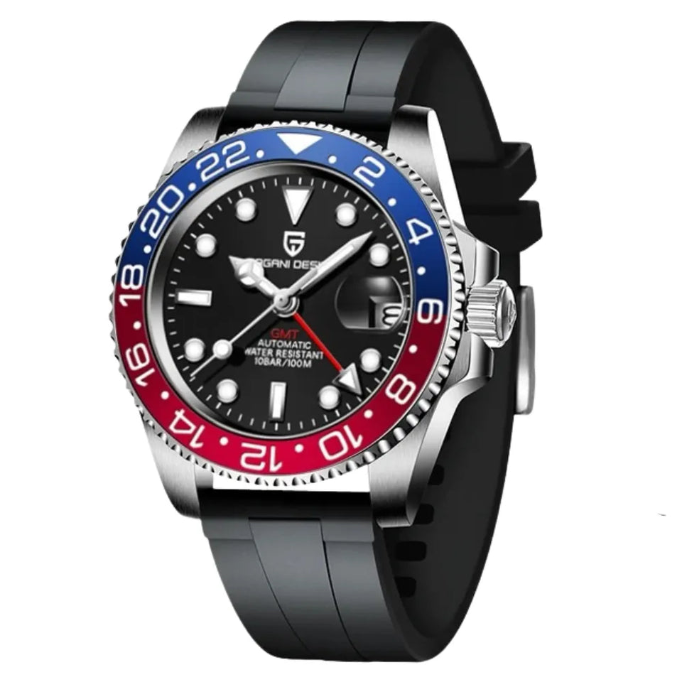 reloj-pagani-design-gmt-master-pepsi-caucho-goma-verano