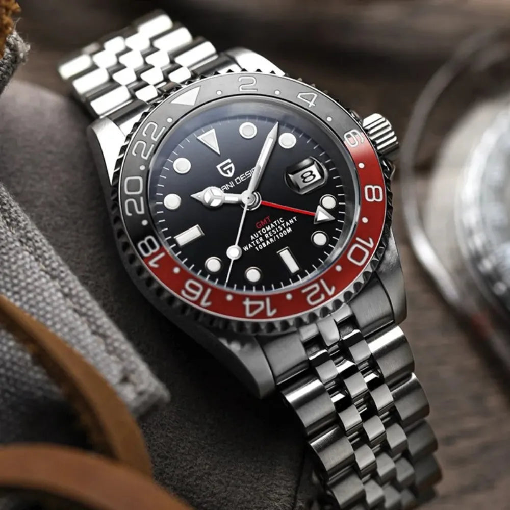 reloj-pagani-design-gmt-master-coke-bodegon-estilo-masculino