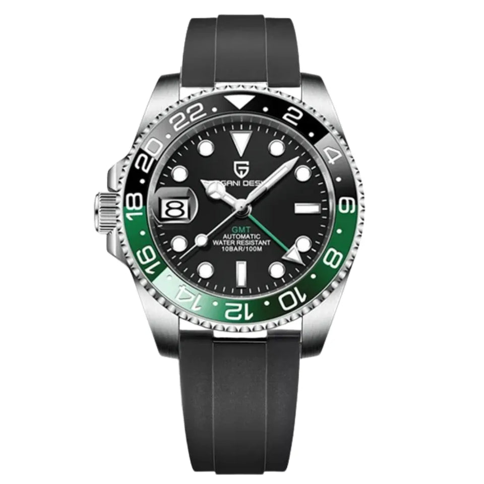 reloj-pagani-design-gmt-master-sprite-verde-negro-correa-caucho