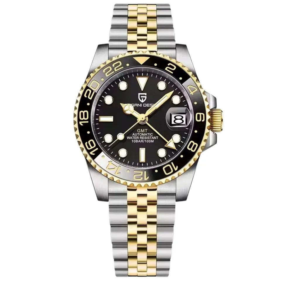 reloj-pagani-design-gmt-master-bicolor-dorado-lujo-hombre