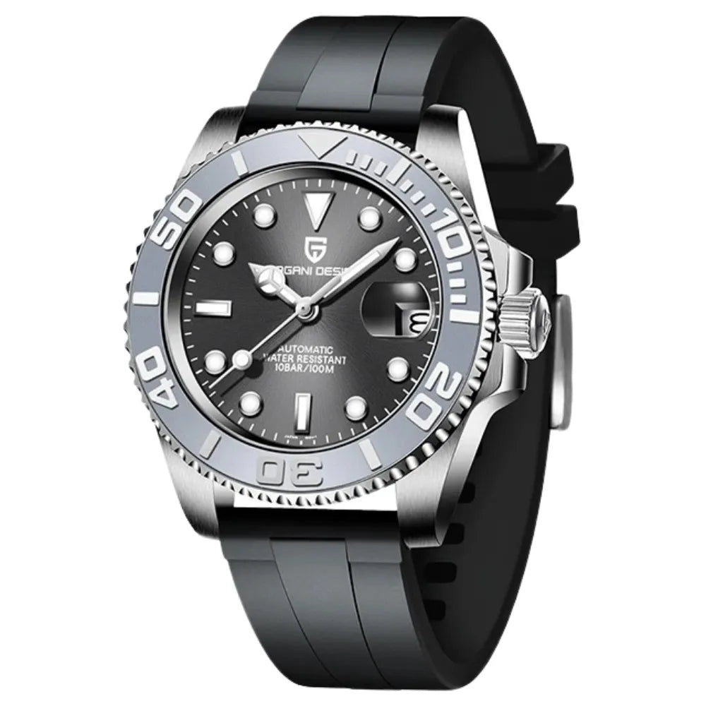 reloj-pagani-design-yacht-master-gris-rodio-correa-caucho-negro-oysterflex