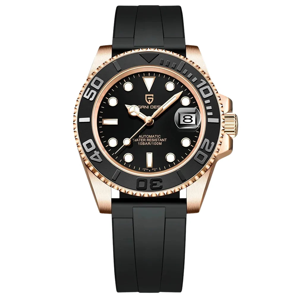 reloj-pagani-design-yacht-master-rose-gold-esfera-negra-bisel-mate