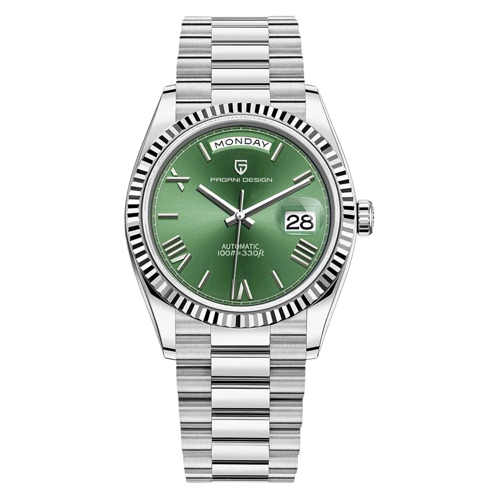reloj-pagani-design-president-2-acero-inox-verde-romanos-moda