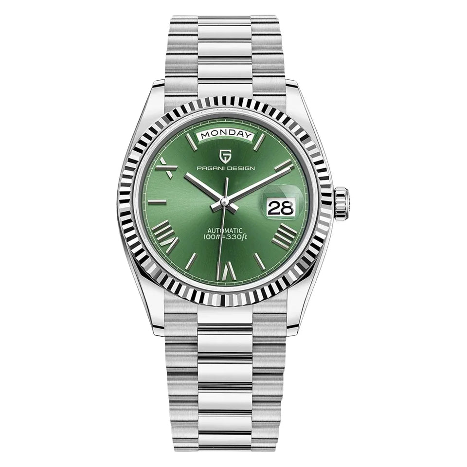 reloj-pagani-design-president-2-acero-inox-verde-romanos-moda