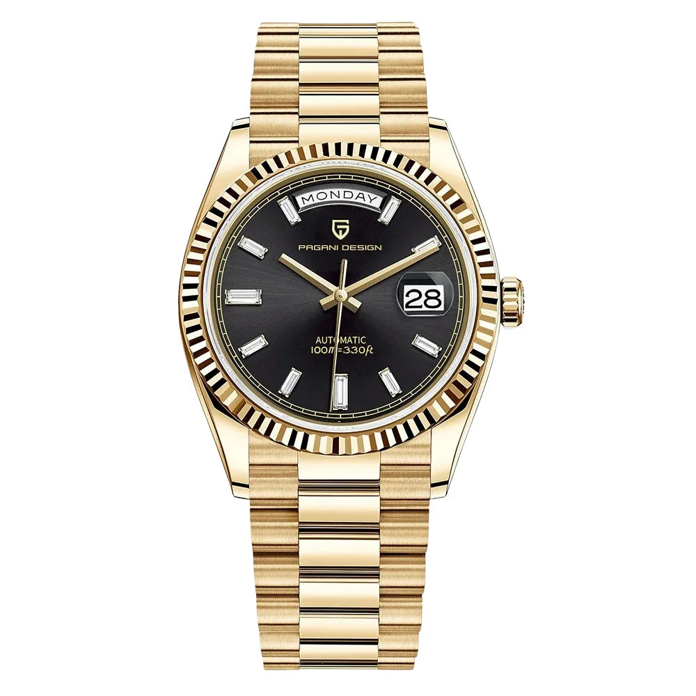 reloj-pagani-design-president-2-dorado-oro-amarillo-negro-indices-barra