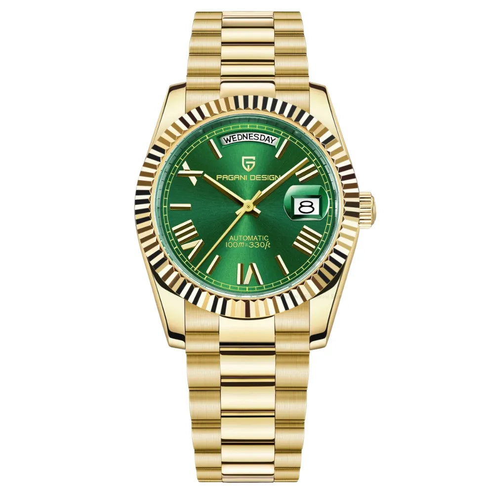 reloj-pagani-design-president-2-oro-amarillo-verde-romanos-hombre