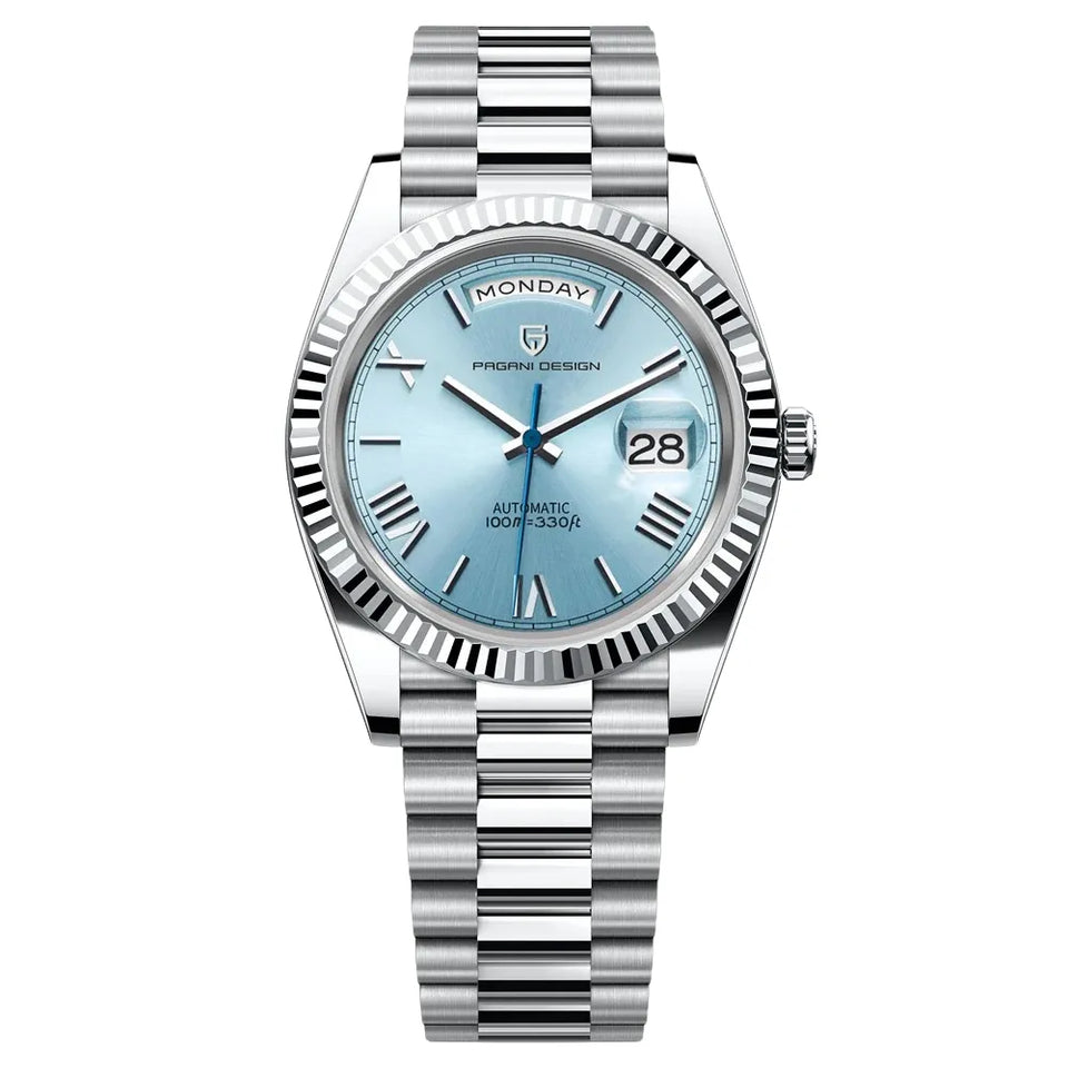 reloj-pagani-design-roman-plateado-azul-hielo-claro-tendencia