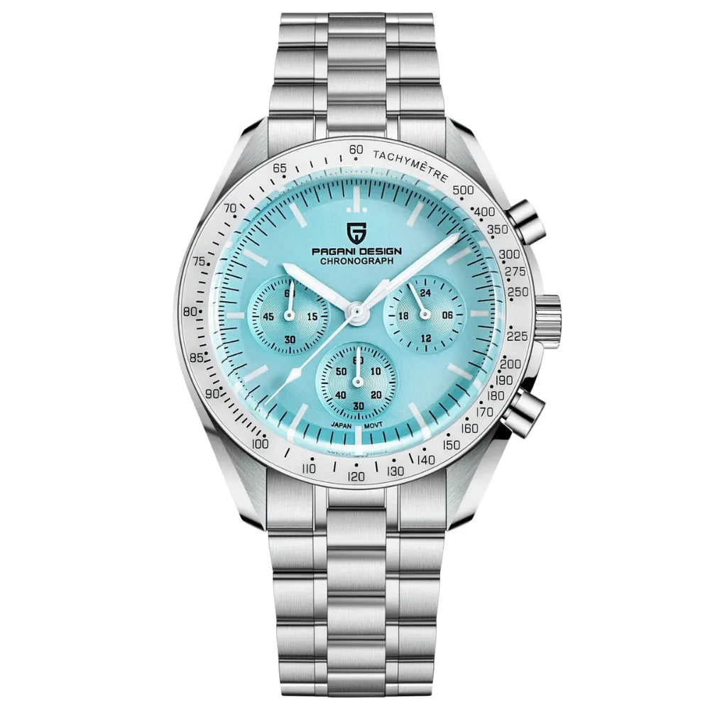 reloj-pagani-design-speedmaster-moonwatch-professional-azul-hielo-tiffany-acero
