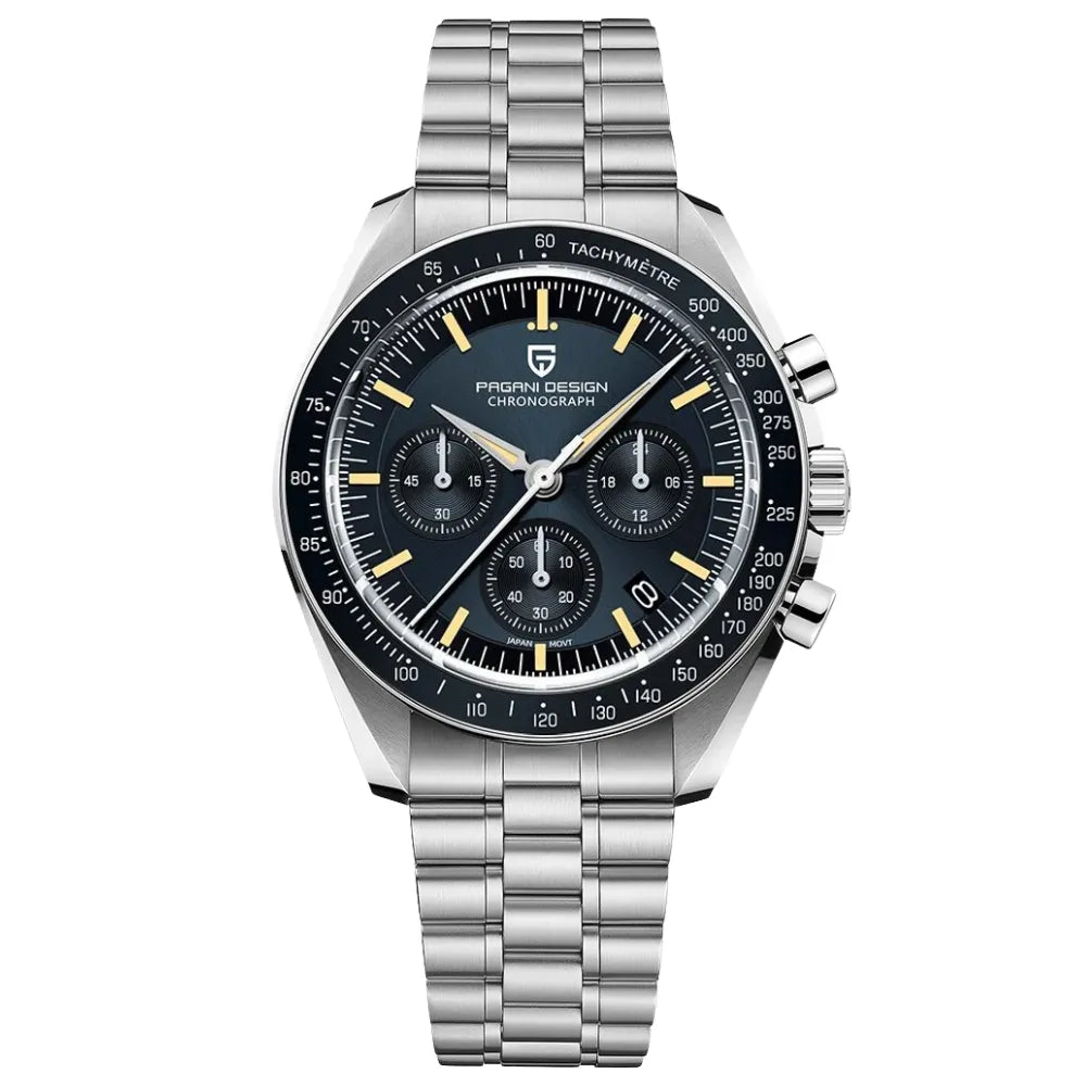 reloj-pagani-design-speedmaster-moonwatch-professional-azul-oro-viejo-retro