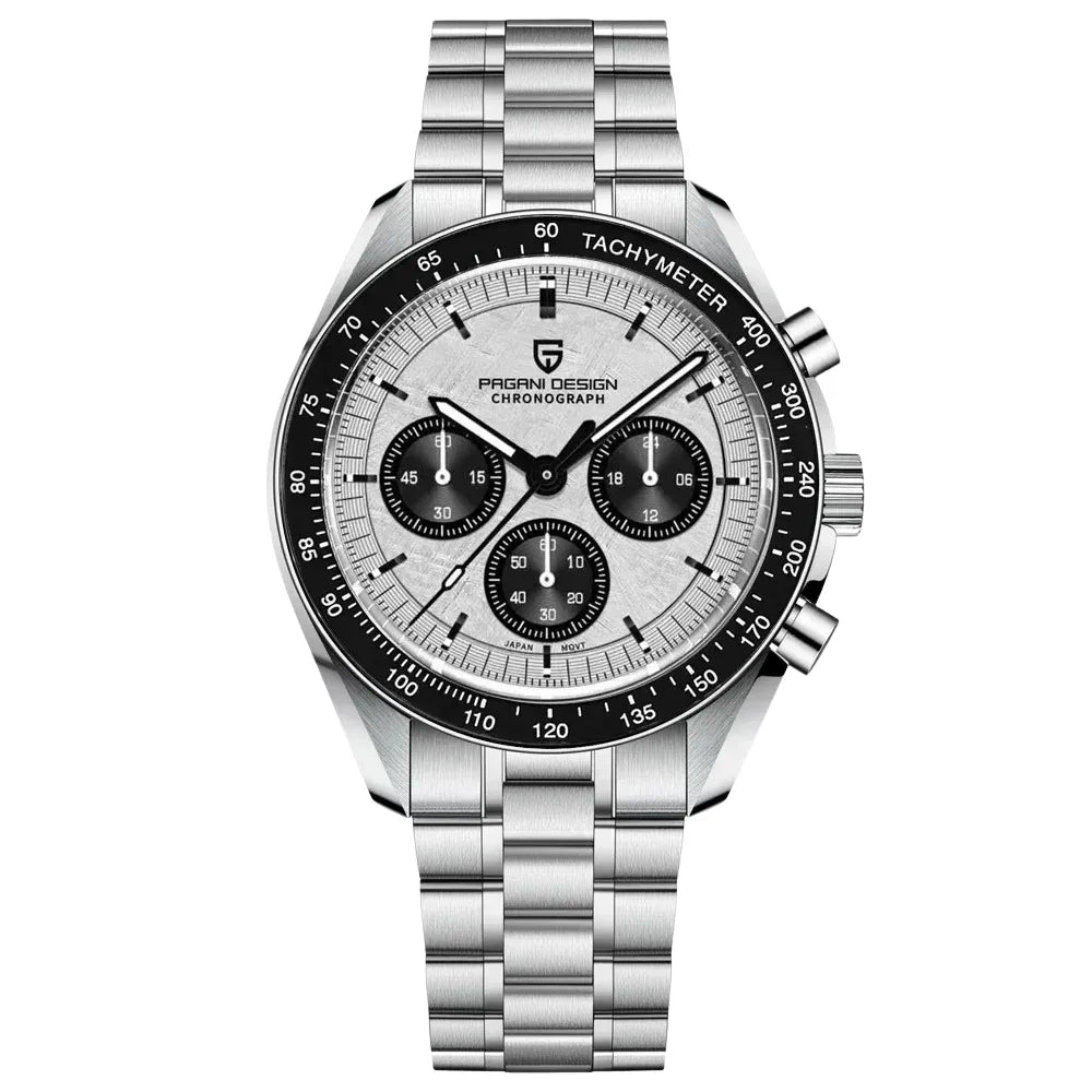 reloj-pagani-design-speedmaster-moonwatch-professional-panda-blanco-subesferas-negras