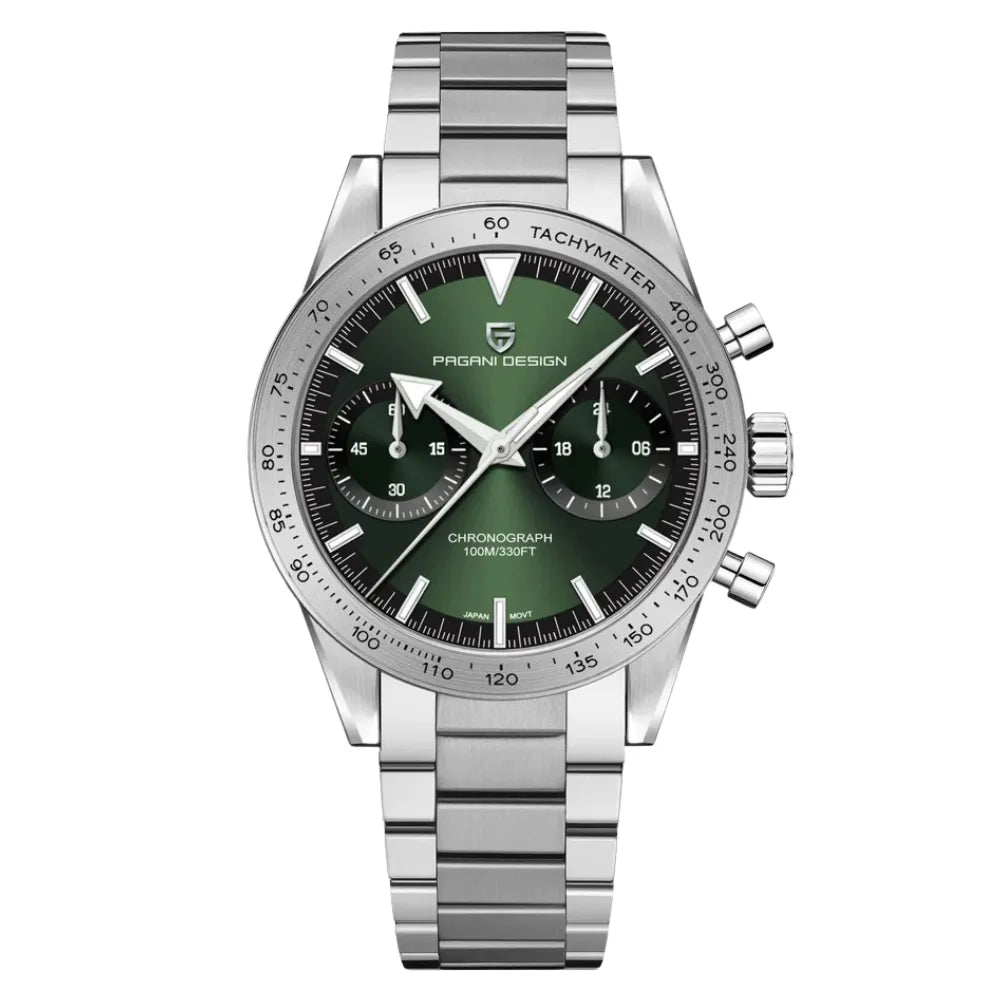 reloj-pagani-design-speedmaster-verde-oliva-acero-inoxidable-hombre